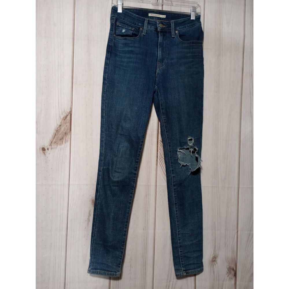 Levi's Jeans Ladies 27 High Rise Skinny Distressed‎